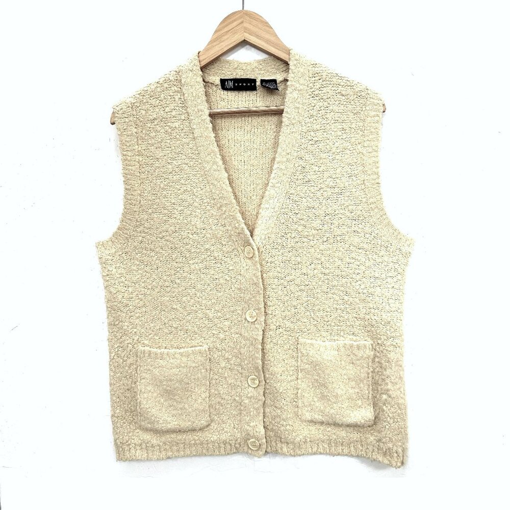 Sweater Vest Ivory size M
